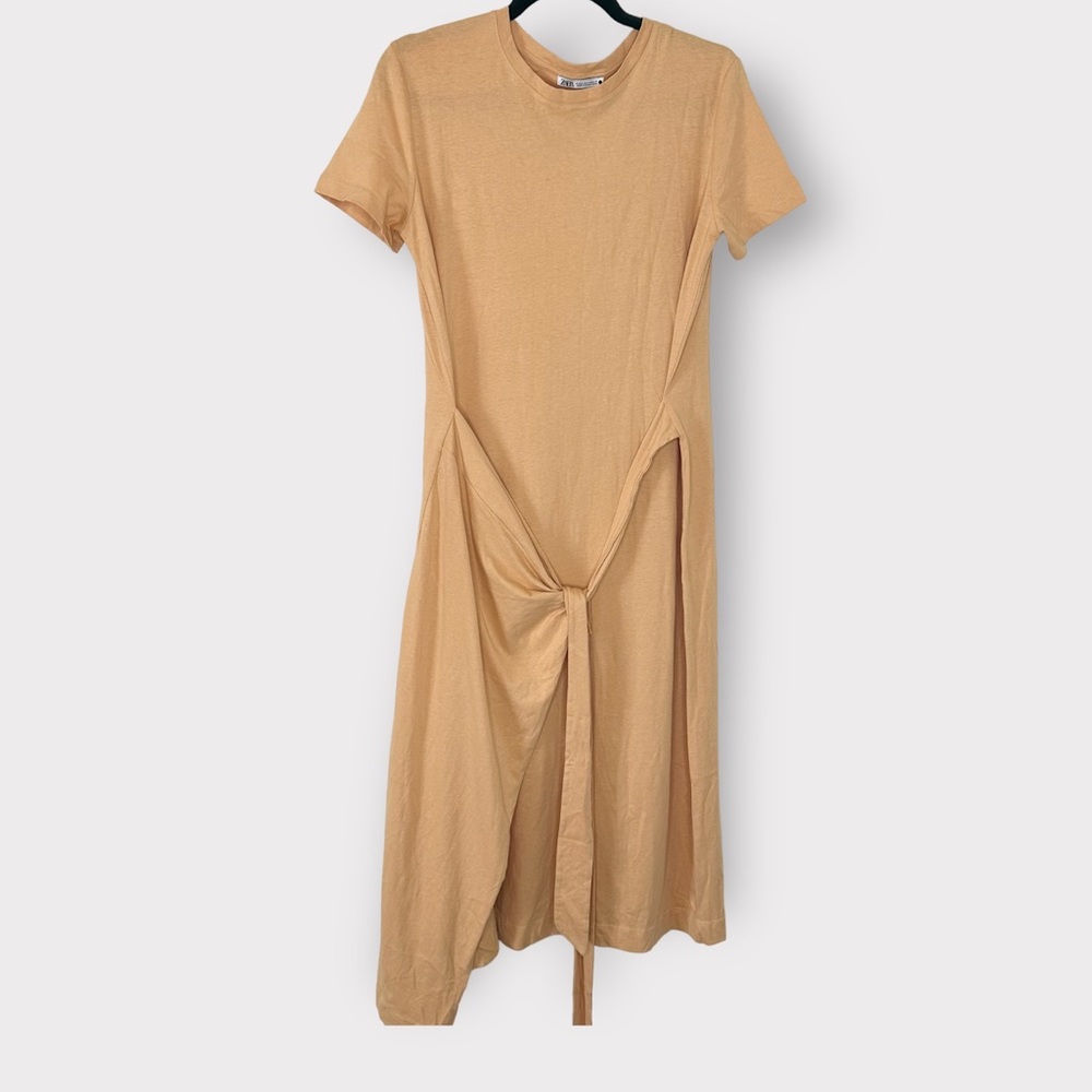 ZARA Wrap T-Shirt Dress